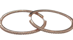 Jczhr Cubic Z Hoop Earing : Rose 5Cm