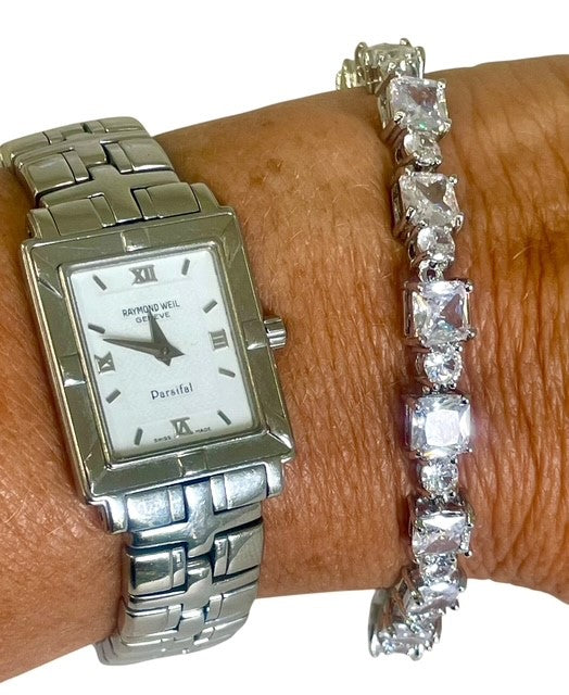 Jdsb Crystal Square Cut Braclet