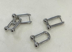 Jsdi Silver Double Ball Interchange Earrings