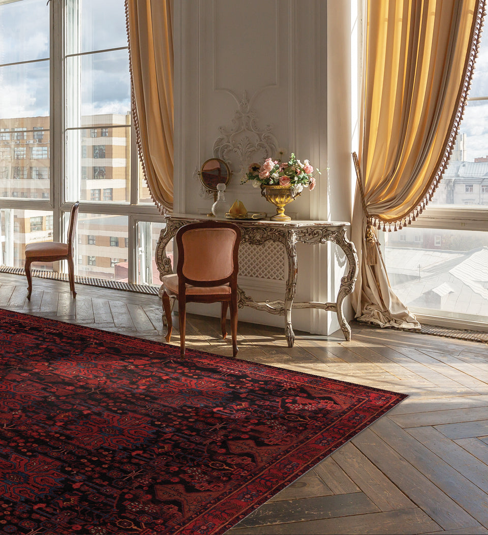 Persian Dark Vinyl Rug Product