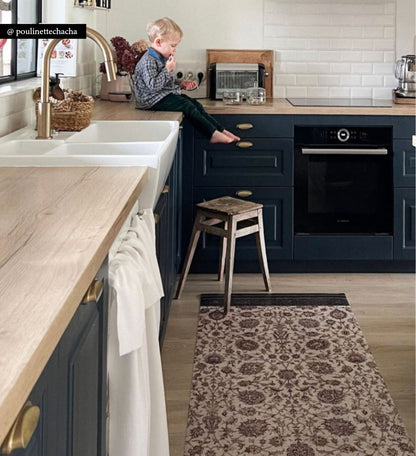Bohemian Garden Fall Vinyl Rug Second Lifestyle