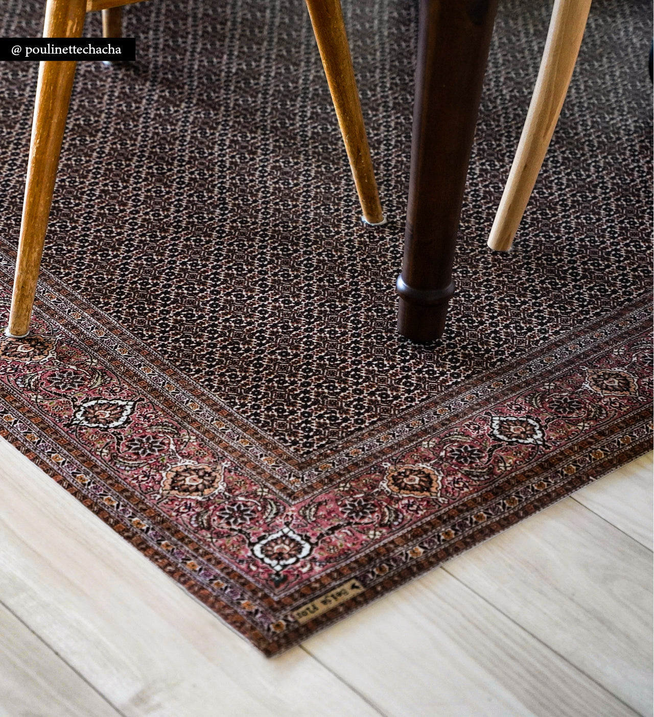 Rita Powder Vinyl Rug Second Lifestyle