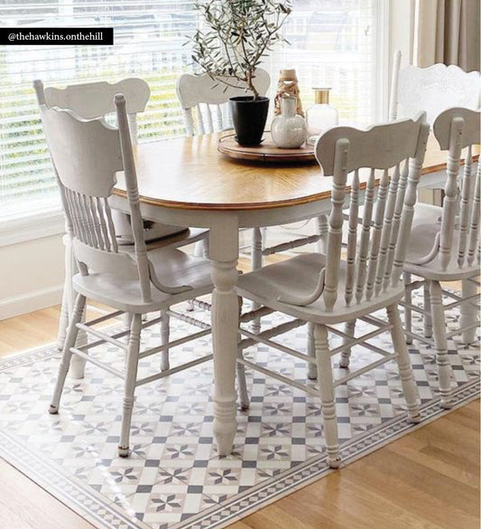 Gothic Powder Concrete Vinyl Rug lifestyle