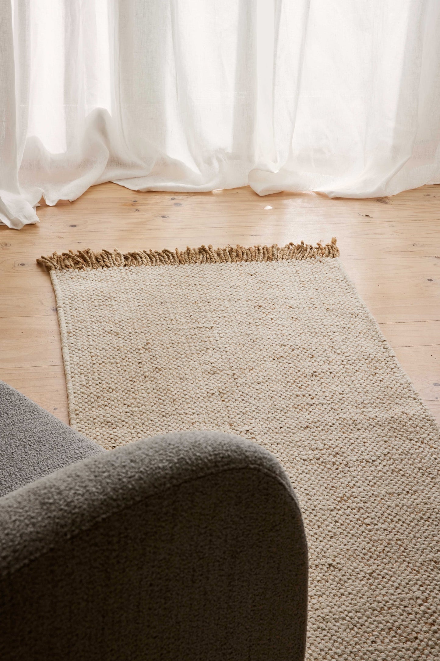 Ollie Cream Runner 76X270Cm