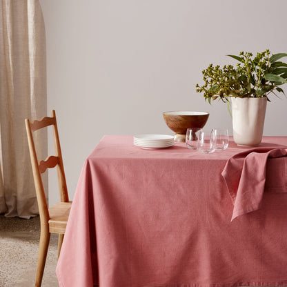 Jetty Rose Pink Tablecloth