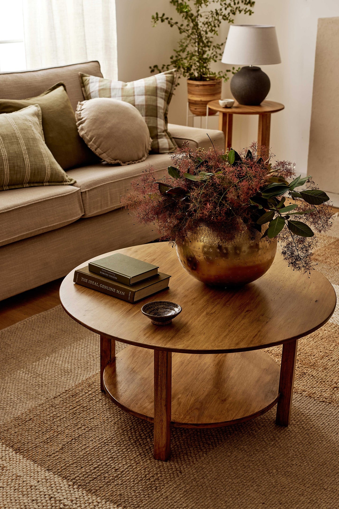 Gordon Natural Coffee Table D85X43Cm