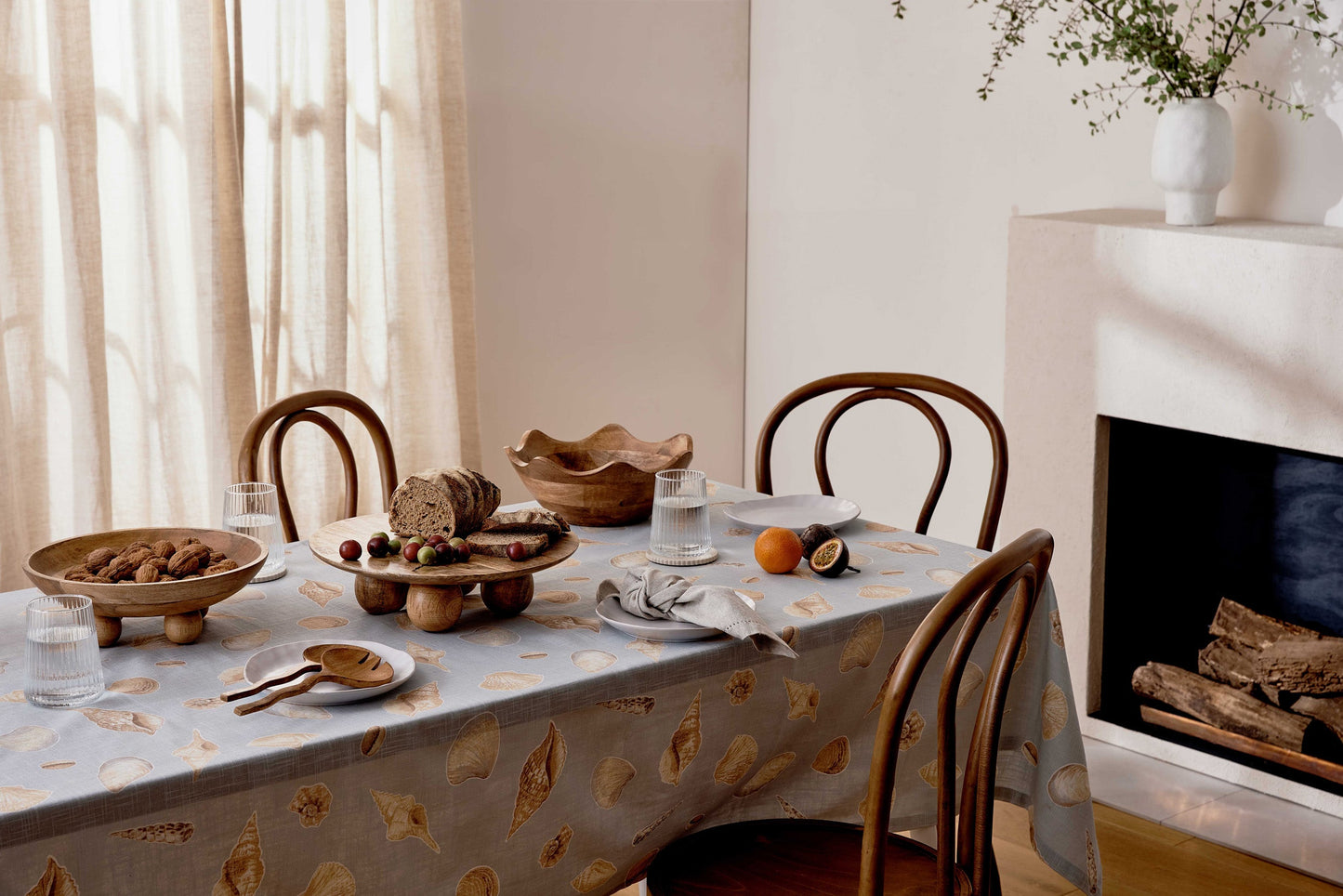 Shelly Beach Tablecloth 150X230Cm