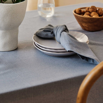Jetty Mineral Blue Table Runner 35X140Cm