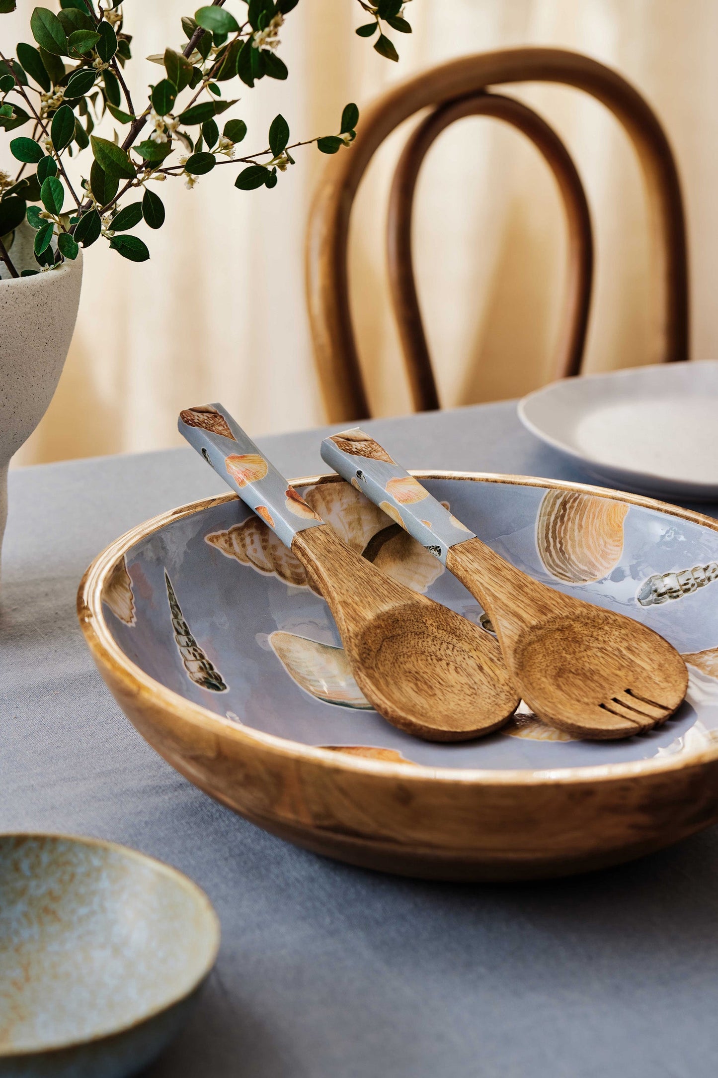 Shelly Beach Salad Servers Set 2 9X24Cm