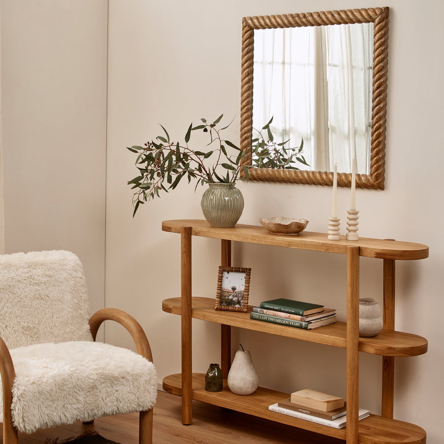 April Natural Shelves