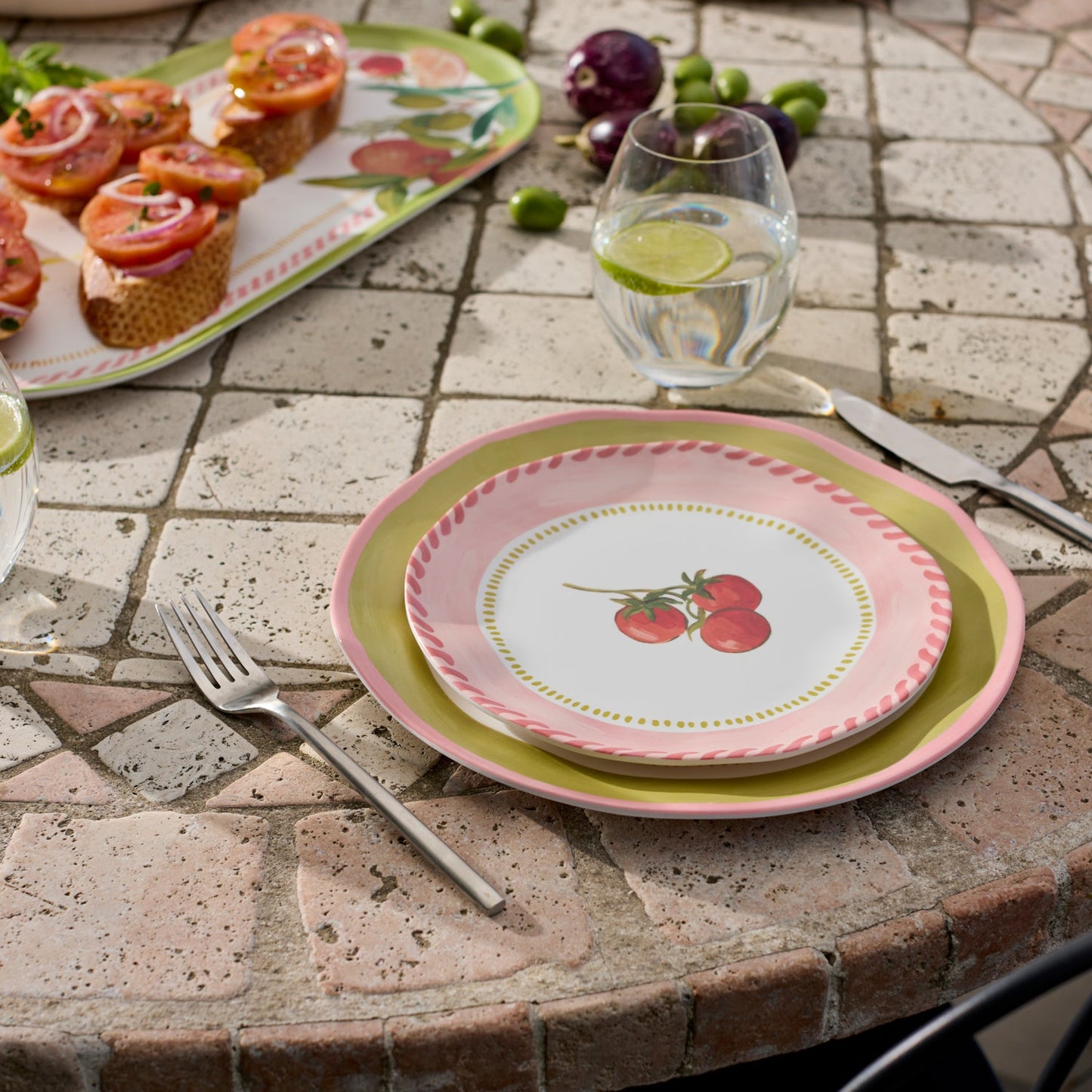 Fiesta Tomato Melamine Small Plate