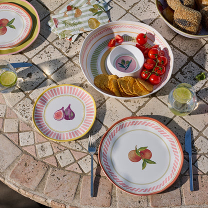 Fiesta Orange Melamine Large Plate