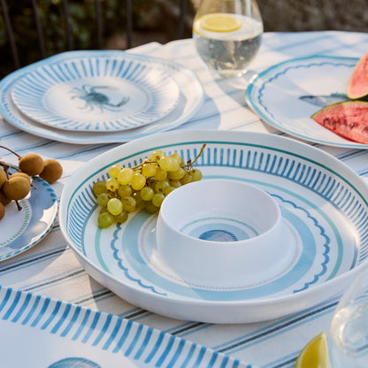 La Mer Melamine Chip Dip Platter