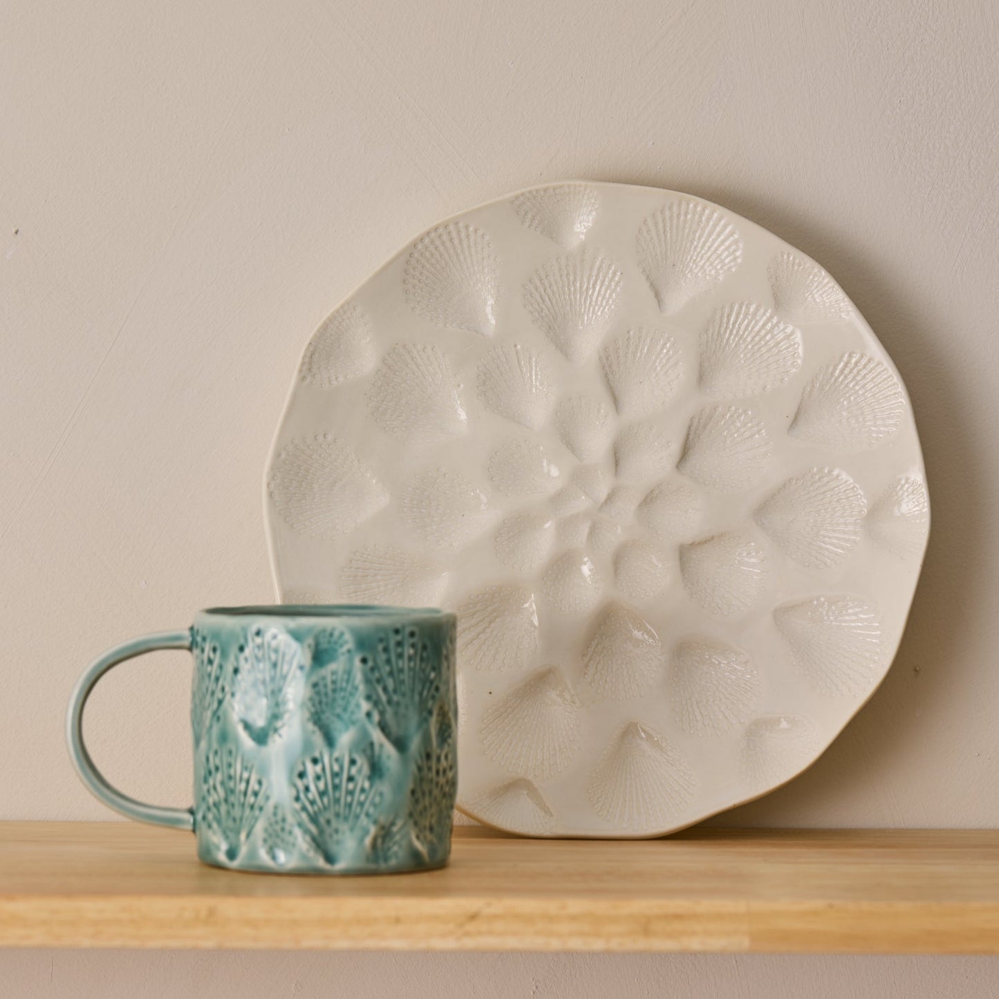 Nautilus White Large Plate