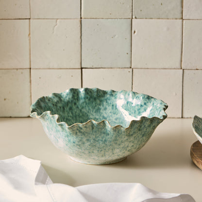 Lagoon Speckle Blue Glazed Bowl