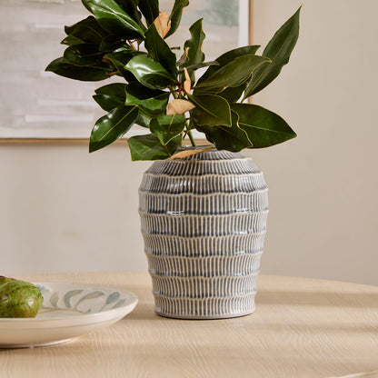 Nautilus Light Blue Vase