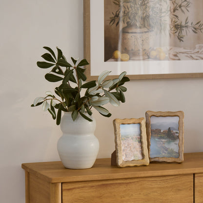 Wavy Natural Photoframe Small