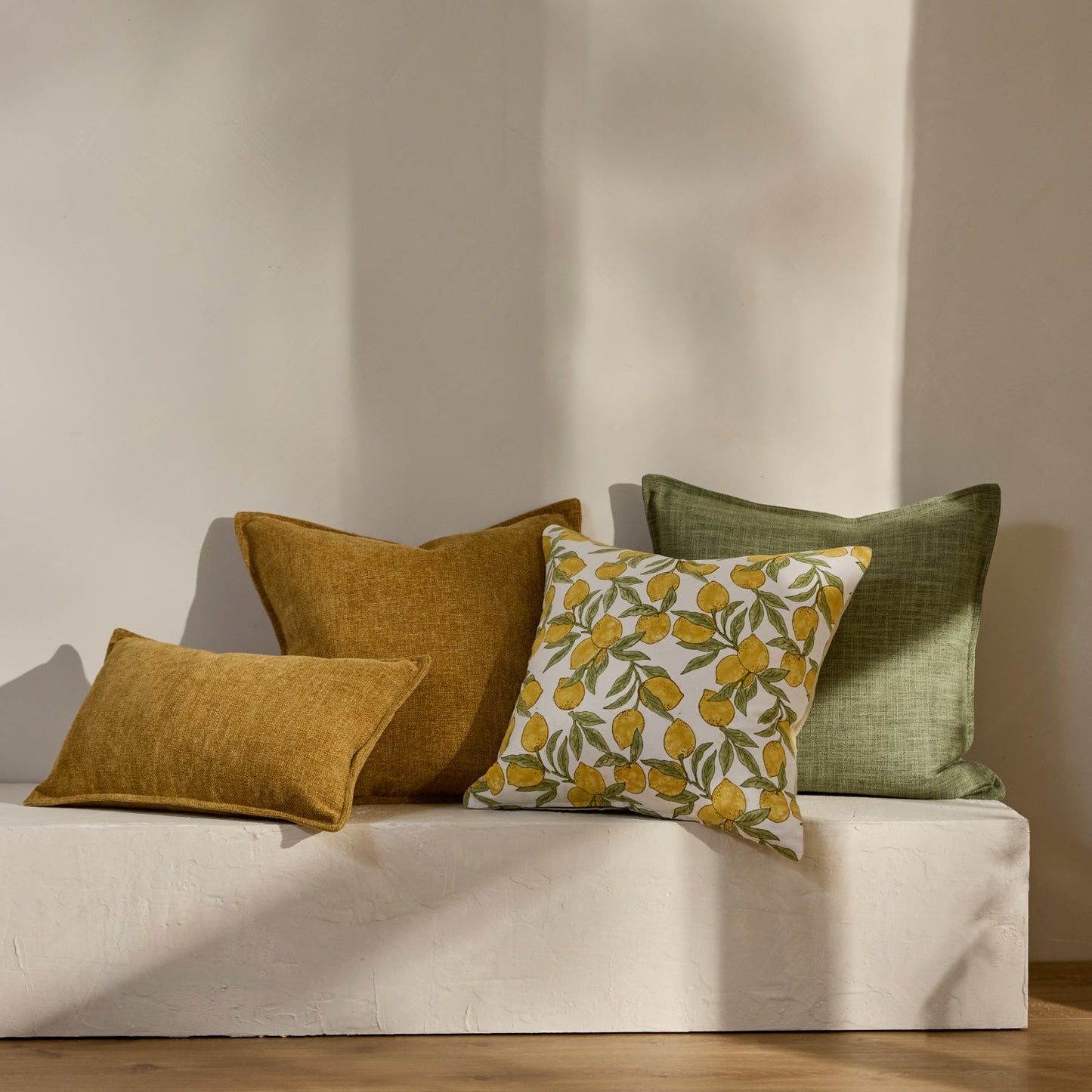 Theo Ochre Cushion 30X50Cm