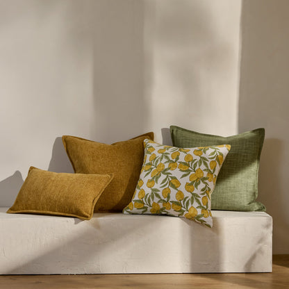Theo Ochre Cushion 30X50Cm