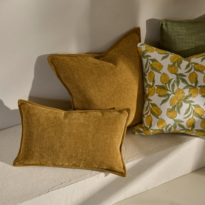 Theo Ochre Cushion 30X50Cm