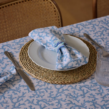 Hayman Blue Tablecloth