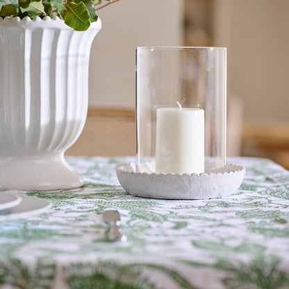 Neve White Ceramic Votive Large