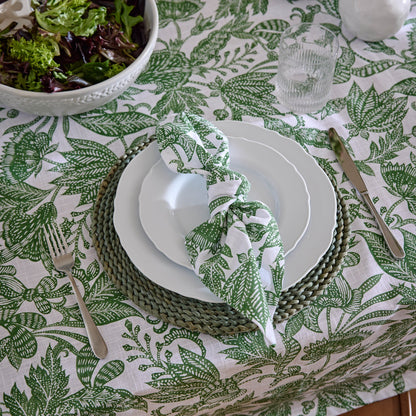 Samara Green Napkin Set 4