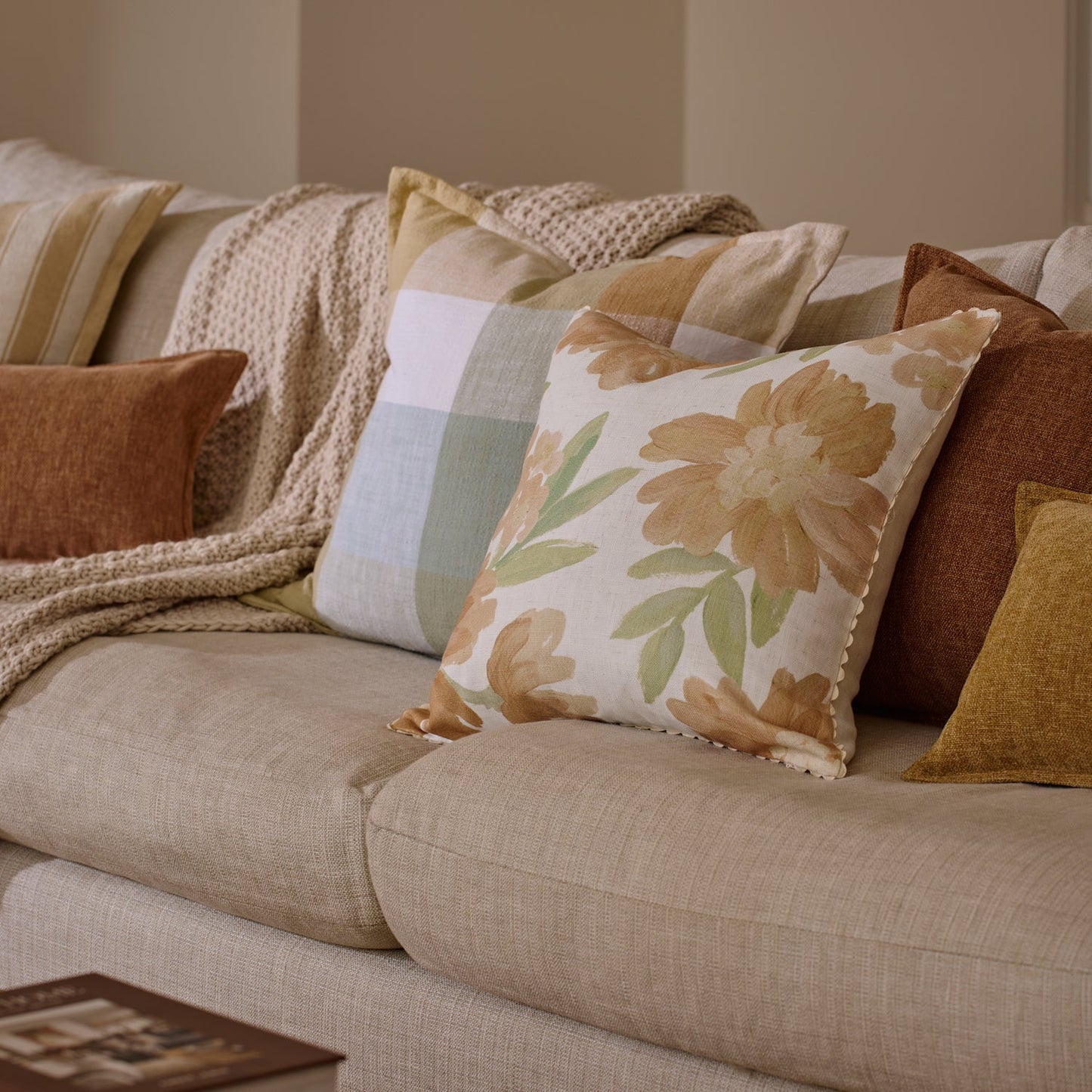 Rosie Caramel Cushion