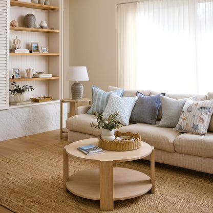 Blake Soft Blue Cushion