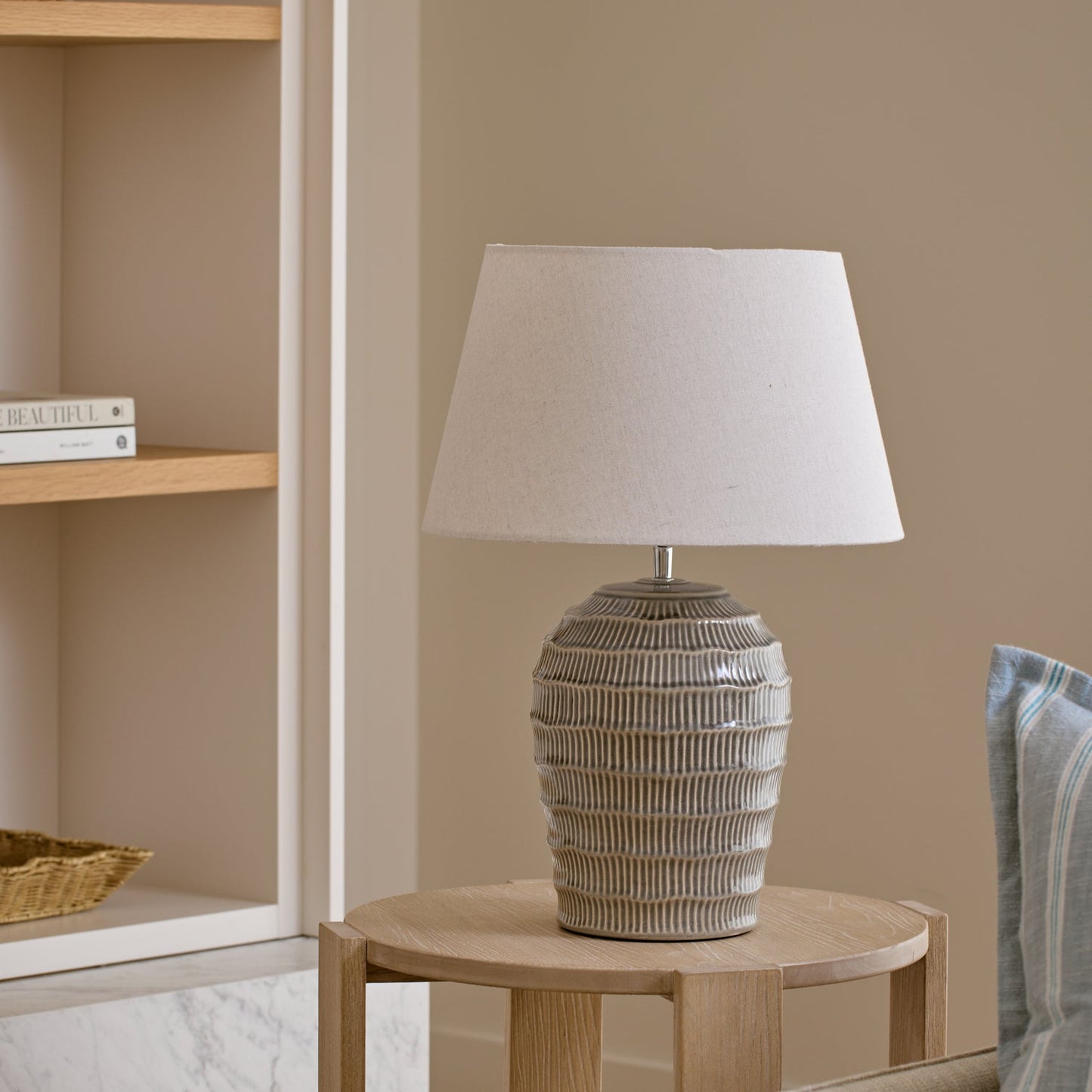 Nautilus Light Blue Lamp