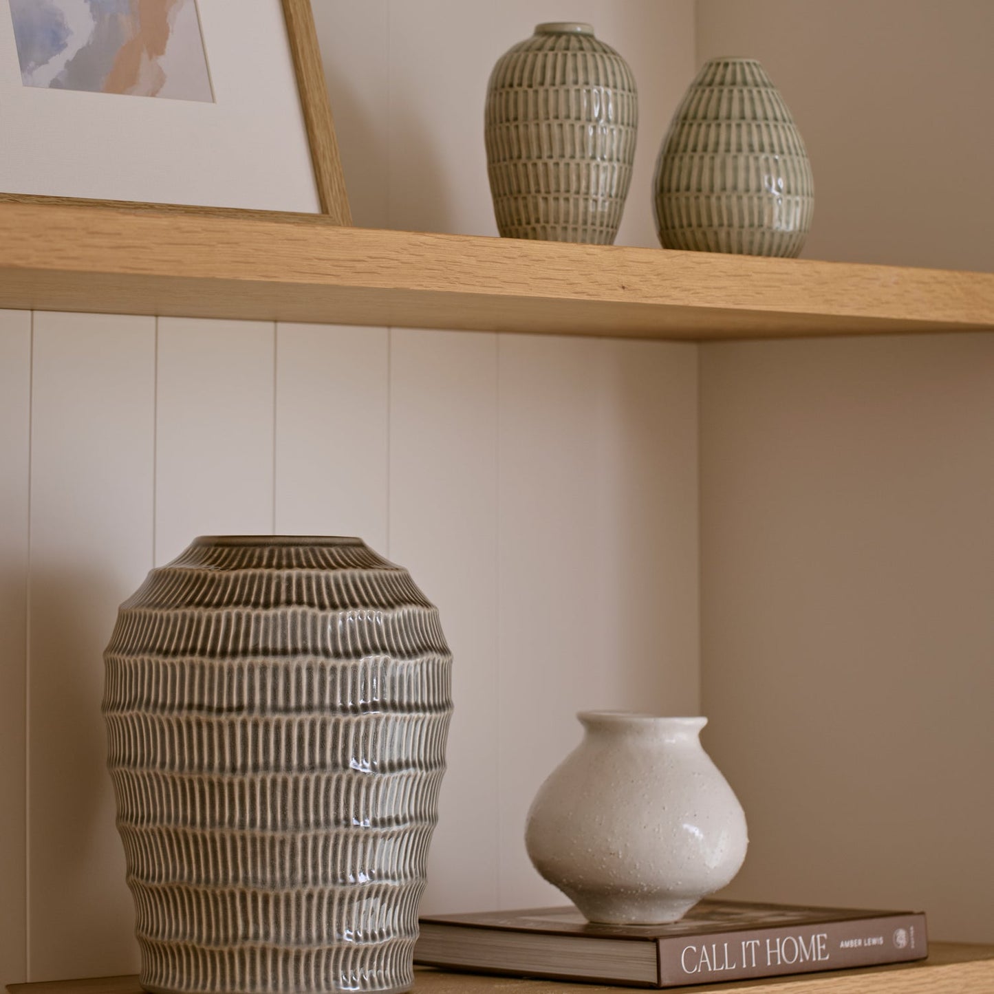 Kyoto Seafoam Short Vase