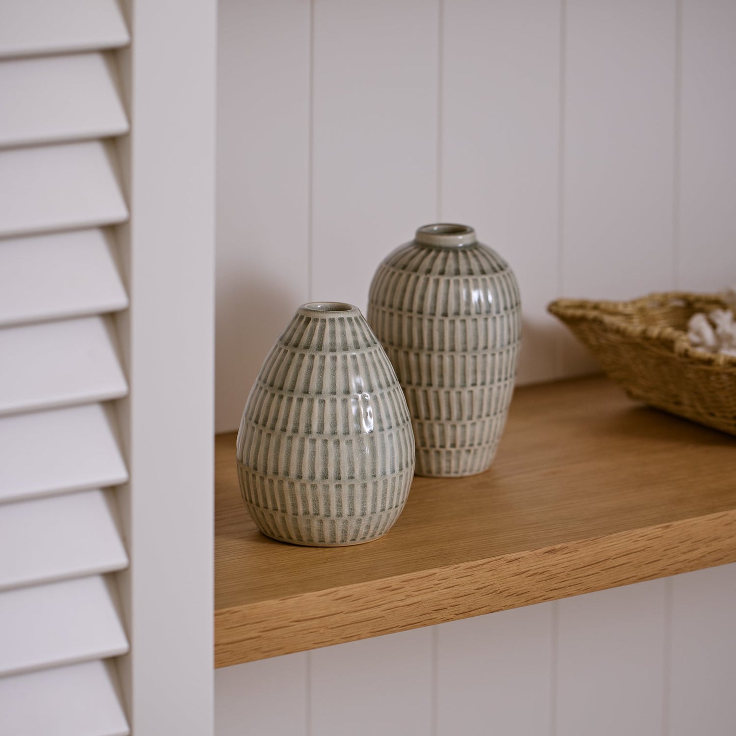 Kyoto Seafoam Short Vase