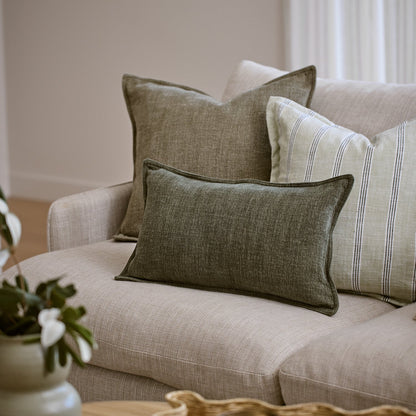 Blake Dark Green Cushion 30X50Cm