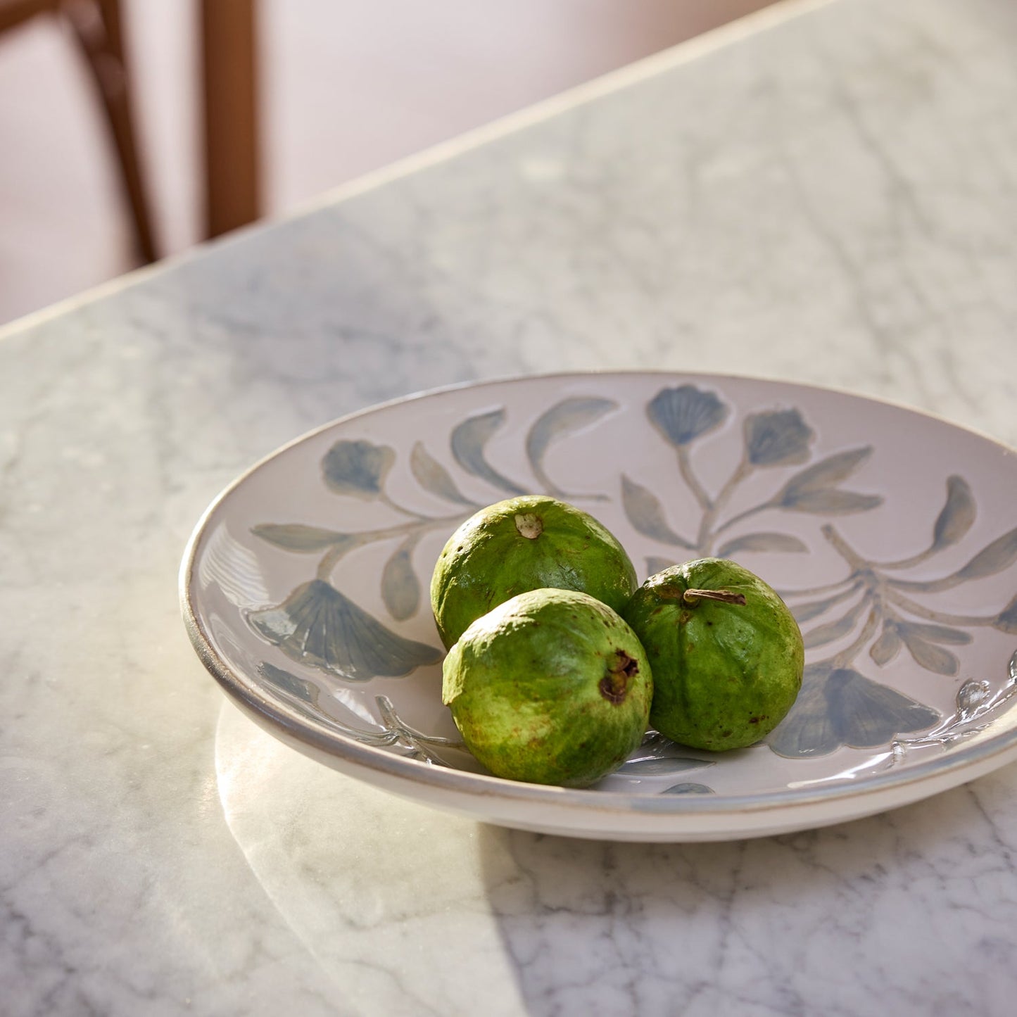 Samara Painted Blue Platter