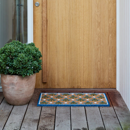 Jaipur Blue/Green Doormat 45X75Cm