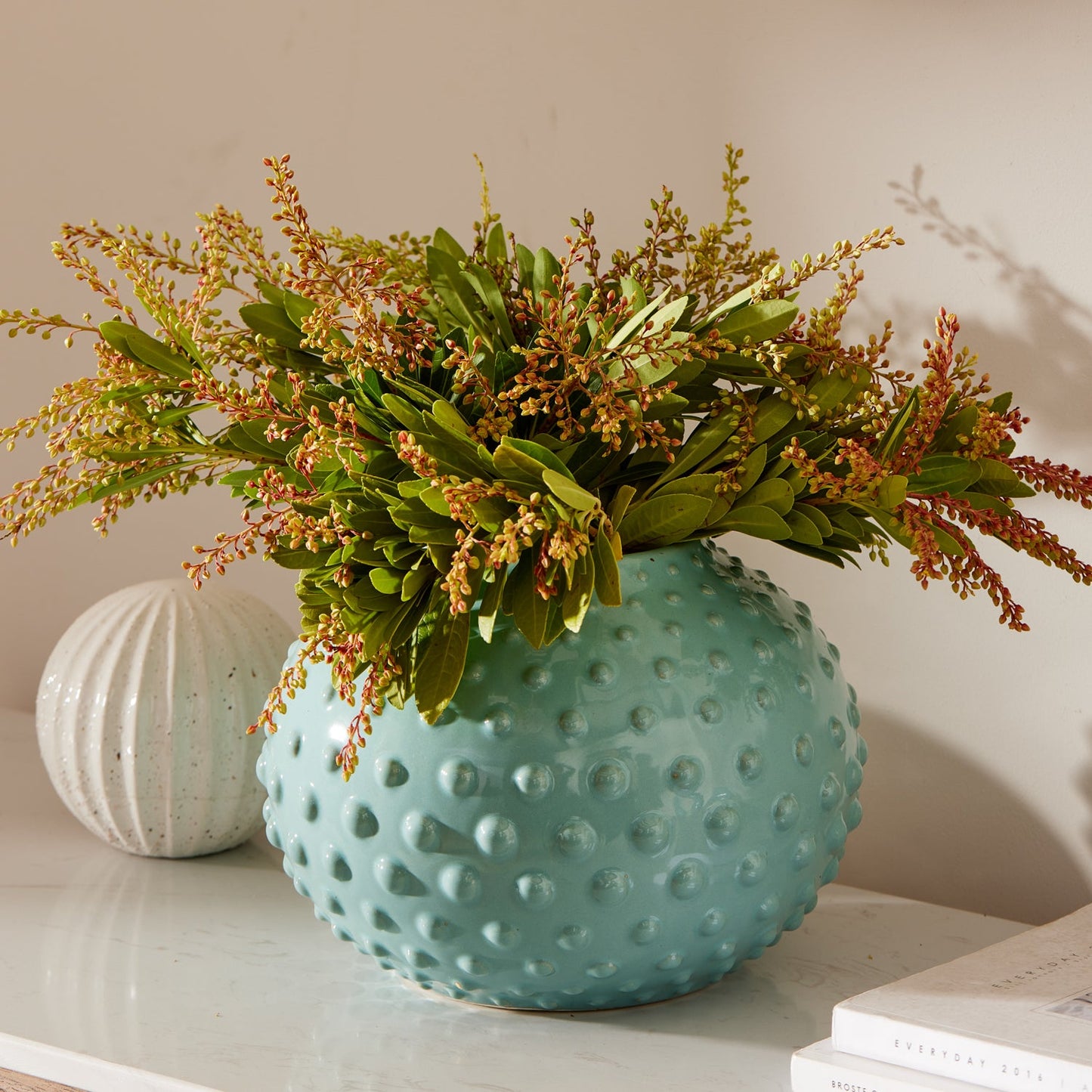Nixon Ceramic Blue Vase