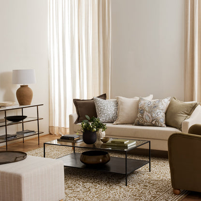 Riley Olive Linen Cushion