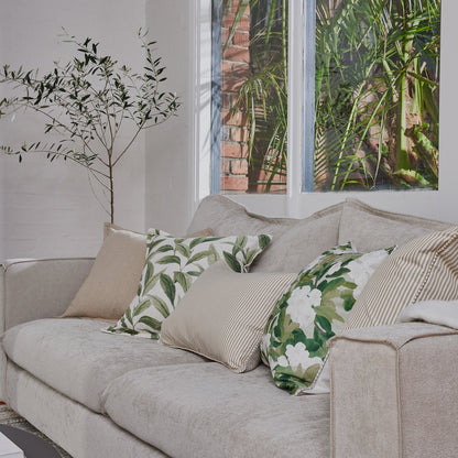Morris Beige Stripe Cushion