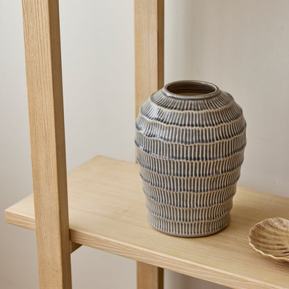 Nautilus Light Blue Vase