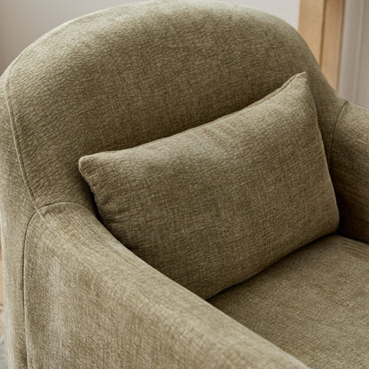 Beau Swivel Chair Sage Slip Cover