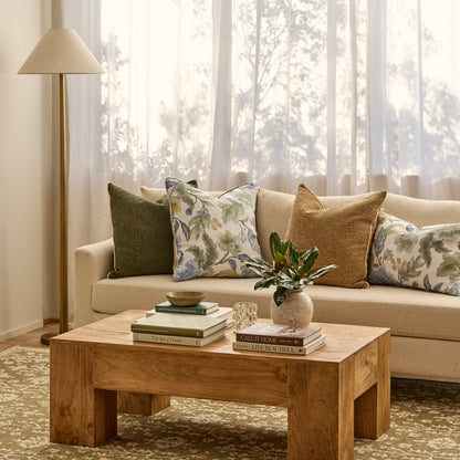 Charleston Blue/Green Cushion 55Cm