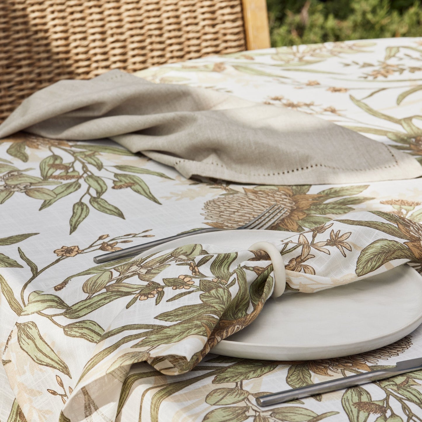 Glenelg Neutral Tablecloth