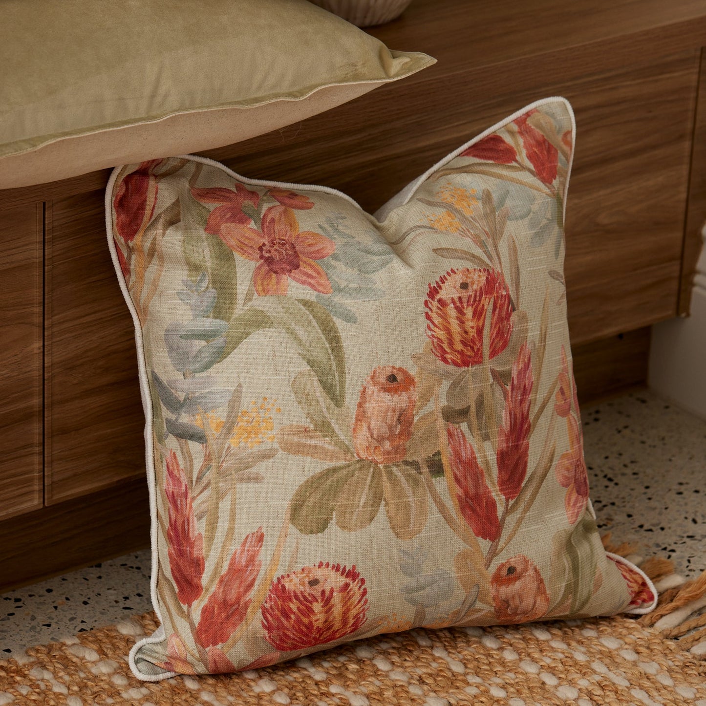 Sanders Green Cushion