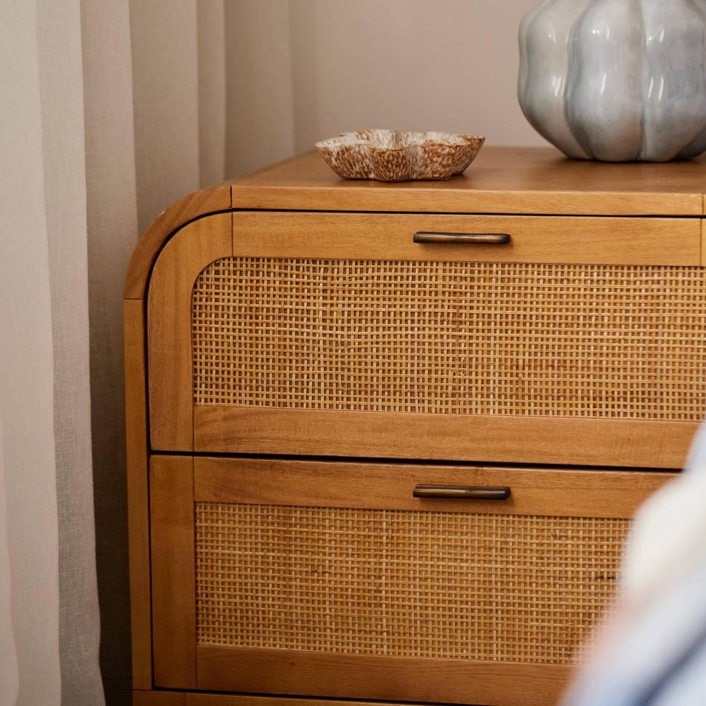 Ashbury Natural Bedside