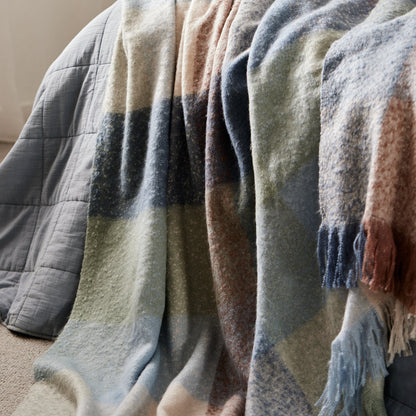 Dana Spruce Brushed Throw