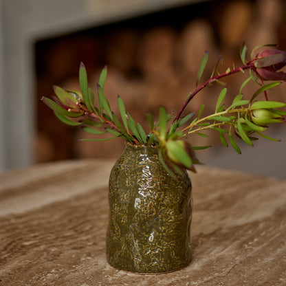 Chloe Olive Small Vase