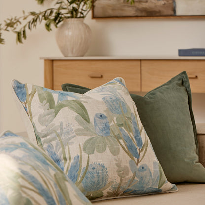 Sanders Blue Cushion
