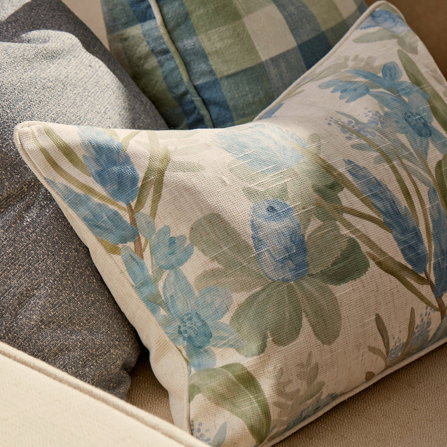 Sanders Blue Cushion 40X60Cm