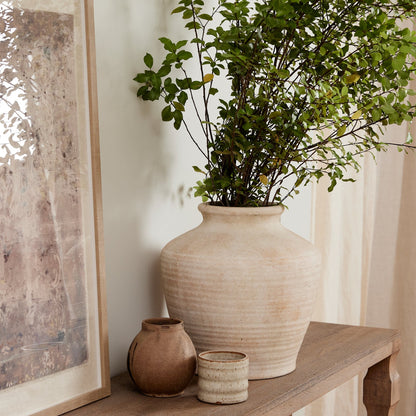 Cyrus Textured Natural Urn