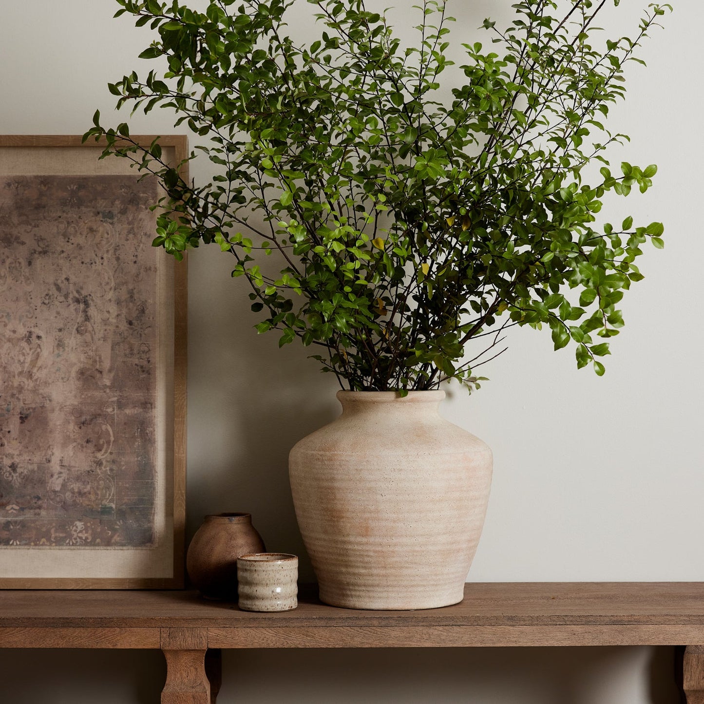 Cyrus Textured Natural Urn